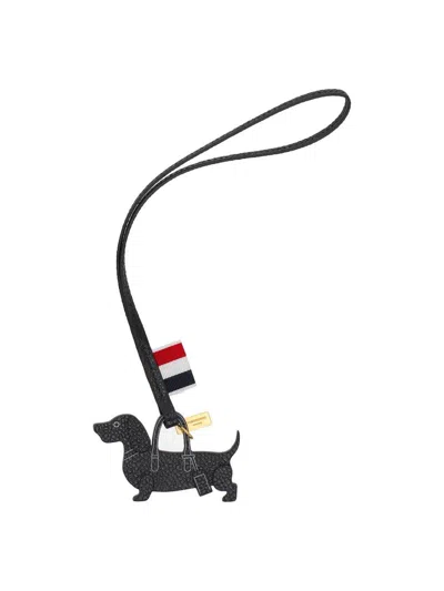 Thom Browne Black Hector Keychain