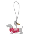 Thom Browne Hector Bag Charm In Metallic