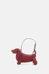 Thom Browne Hector Baguette Shoulder Bag In Red