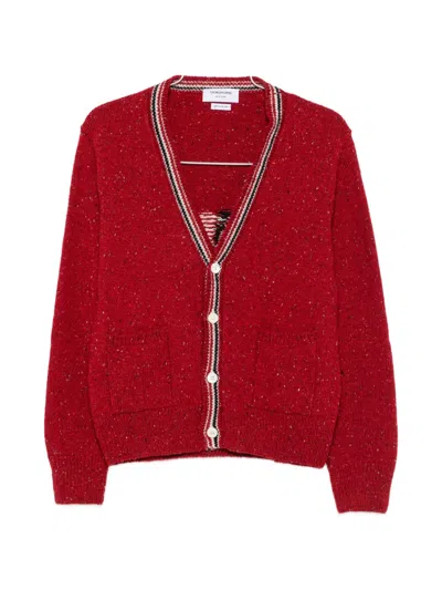 Thom Browne Hector Cardigan In Red