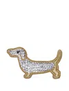 Thom Browne Hector Crystal-embellishment Brooch In Multi