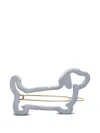 Thom Browne Hector Dog Hair Clips Acetate In Gray