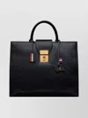 Thom Browne Hector Dog-shaped Leather Keychain With Loop Handle
