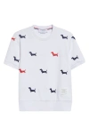 Thom Browne Cotton Milano Short Sleeved T-shirt In White