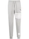Thom Browne Gray Classic Loopback 4-bar Sweatpants In Gray