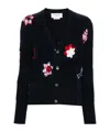 THOM BROWNE HECTOR FLORAL INTARSIA-KNIT CARDIGAN