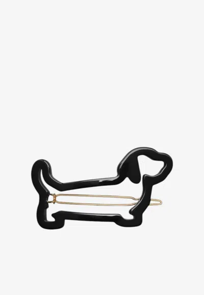 Thom Browne Hector Hair Clip In Black