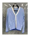 Thom Browne Hector Icon 4-bar Stripe Cardigan In Blue