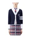 Thom Browne Hector Icon Shawl-collar Cardigan In Navy Blue