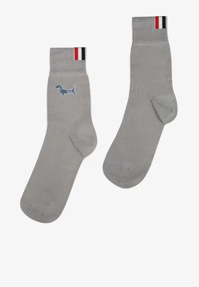 THOM BROWNE HECTOR JACQUARD SOCKS