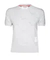 Thom Browne Hector Jacquard-terry T-shirt In White