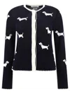 Thom Browne Hector Intarsia Cardigan