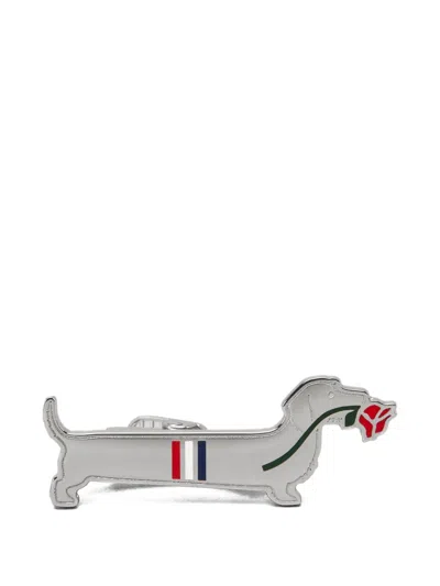 Thom Browne Hector Limousine Tie Bar In Metallic