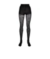 Thom Browne Hector-motif Tights In Black