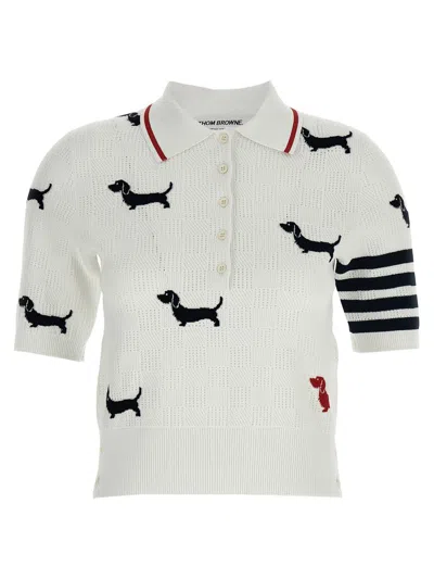 THOM BROWNE THOM BROWNE 'HECTOR' POLO SHIRT