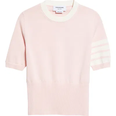 Thom Browne Hector Intarsia 4-bar T-shirt In Multi