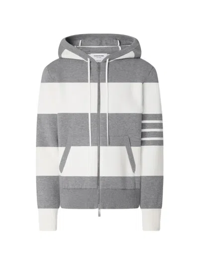 Thom Browne Hector Striped Hoodie In Multi