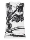 Thom Browne Hector Toile Top In Multi