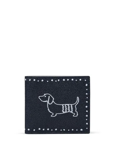 Thom Browne Hector Wallet In Azul Oscuro