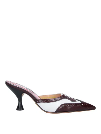 THOM BROWNE HEELED MULES