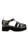 Thom Browne Studded Platform Sandal Open Toe In Black