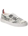 Thom Browne Heritage Printed Canvas Sneakers In Multi