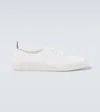 Thom Browne Heritage Canvas Sneakers In White