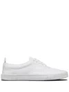 Thom Browne White Cotton Canvas Heritage Sneakers In Weiss