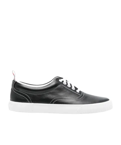 THOM BROWNE THOM BROWNE HERITAGE ROUND TOE SNEAKERS