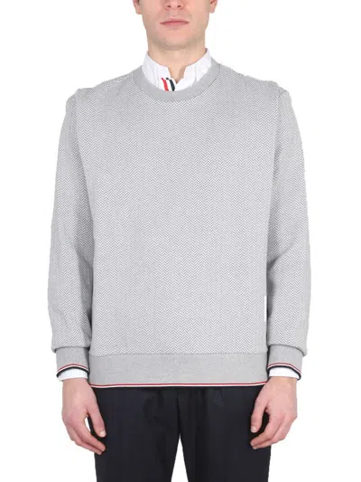 THOM BROWNE THOM BROWNE HERRINGBONE JERSEY