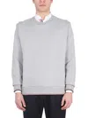 Thom Browne Classic Loopback Sweatshirt In Multi