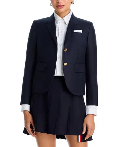 Thom Browne High Armhole Sport Coat In Blue