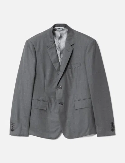 Thom Browne High Armhole Sport Coat In Gray