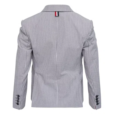 Thom Browne High Armhole Sport Coat Women In Blue