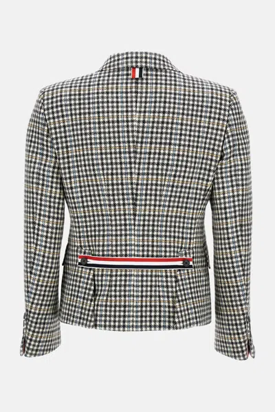 Thom Browne High Break Sports Jacket In Gray