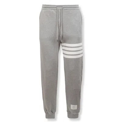 Thom Browne High-waist 4-bar Joggers In Gray