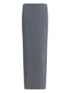 Thom Browne High-waist Pencil Midi Skirt In Gray