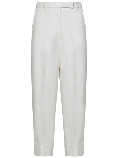 THOM BROWNE HIGH-WAISTED TAILORED TROUSERS