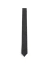 Thom Browne High-twist Wool Tie In Grey