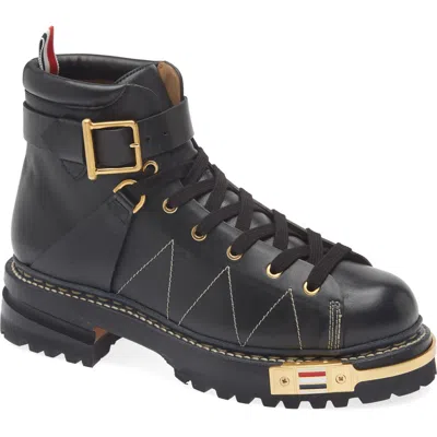 Thom Browne Hiking Boot In Black