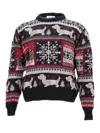 Thom Browne Fair Isle Intarsia Jumper In Azul Oscuro