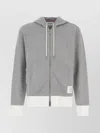 Thom Browne Felpa In Cotone Grigio Uomo In Gray