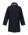 Thom Browne Hooded Cotton Parka In Black