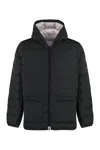 Thom Browne Down Jacket 4bar In Black