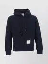 Thom Browne Drawstring Hoodie With Ribbed Cuffs