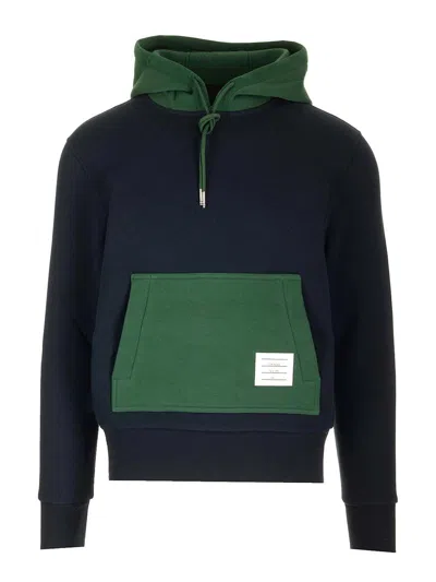 THOM BROWNE SUDADERA - AZUL