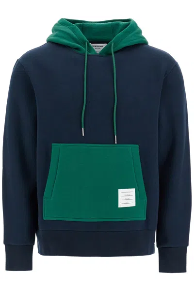 Thom Browne Hooded Sweatshirt Sweatshirts Blue In Multi