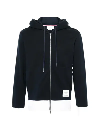 Thom Browne Sweaters Blue And Green In Black