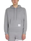 Thom Browne Men's Hoodie In Gray
