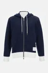 Thom Browne Hoodie In Blue